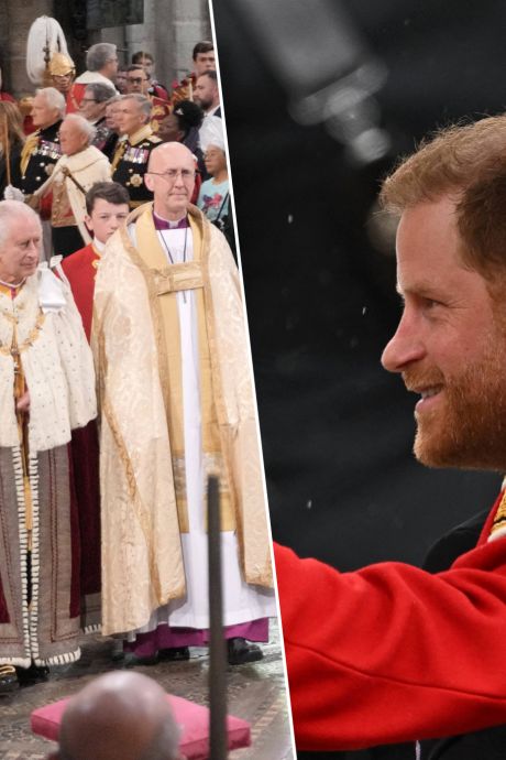 Le prince Harry aperçu tout sourire à l’abbaye de Westminster