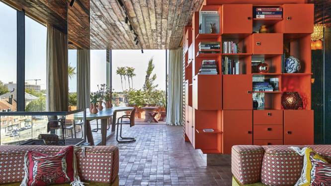 De hele wereld komt samen in verbluffende Gentse penthouse 