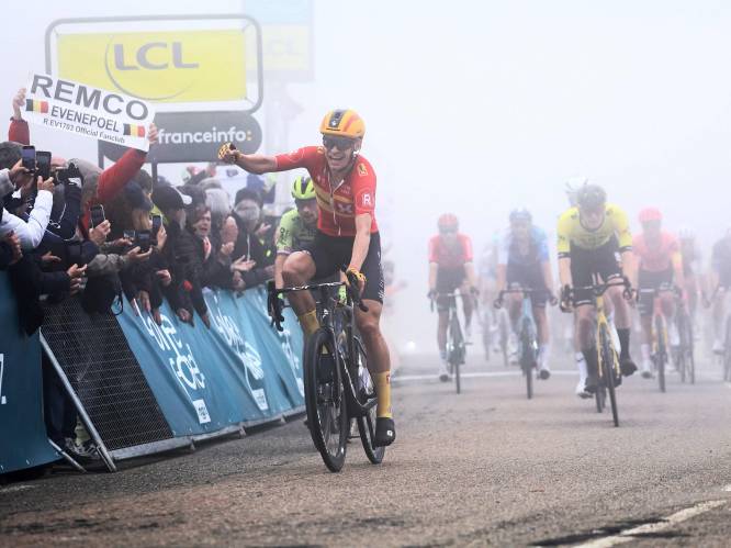Magnus Cort troeft Primoz Roglic af en sprint naar winst in tweede etappe Critérium du Dauphiné