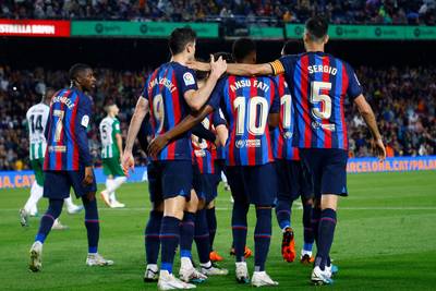Le Barça étrille le Betis Séville et reprend 11 points d’avance sur le Real