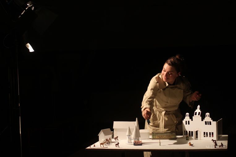 Scène uit De Lady Macbeth uit het district Mtsensk. Beeld De warme winkel