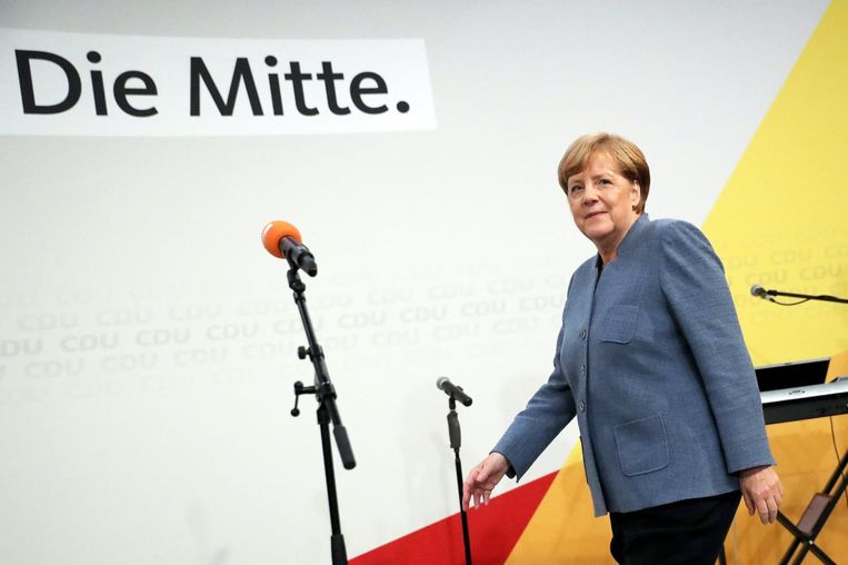 Angela Merkel Beeld afp