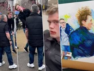 KIJK. Voetbalfan die met één klap geveld werd, is nu cultfiguur met eigen poster: “Verdiende les gekregen”