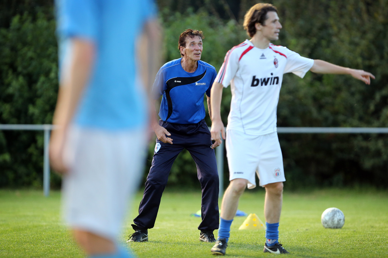 Wim Boelens in zijn tijd als trainer van JEKA.