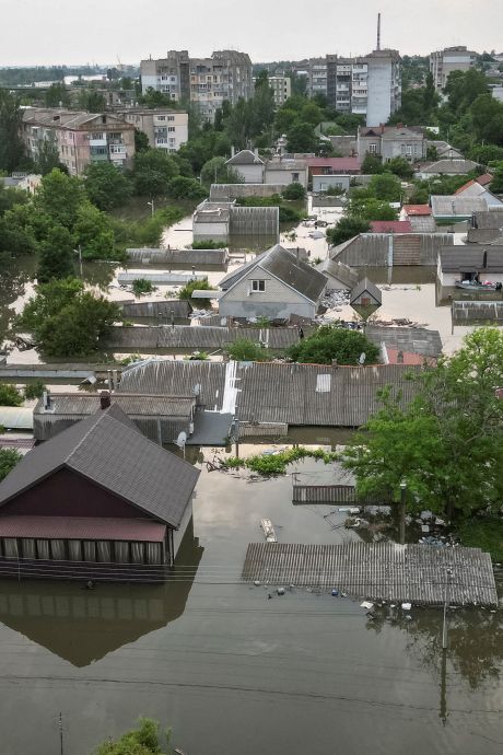 Une zone de plus de 600 km² inondée après la destruction du barrage de Kakhovka
