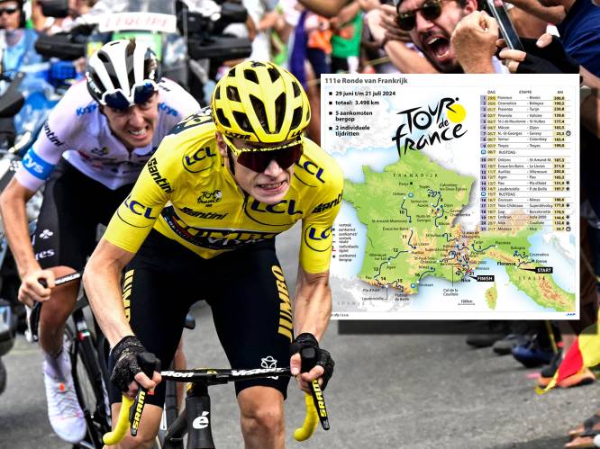 Tour de France 2024 | Dit is het parkoers, alle etappes, de favorieten en de outsiders van de Ronde van Frankrijk