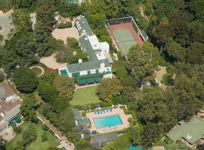 Taylors villa in Beverly Hills.