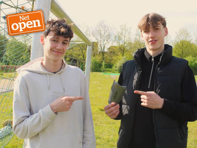 NET OPEN. Neven Mattis (17) en Lars (18) richten webshop op voor voetballers: “Gedaan met in de zetel te hangen”