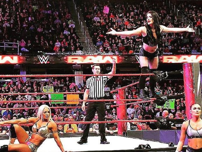 Paige maakt het voorbije week haar rentree in de ring.