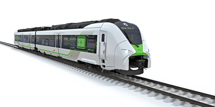 Batterijtrein Mireo Plus B van Siemens is al ontwikkeld en moet in 2023 in Duitsland gaan rijden.