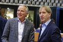 Hans Smolders en Eric de Bie, hoofdrolspelers bij Forum voor Democratie in Brabant.
