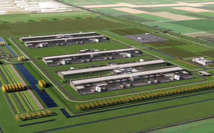 Dit is hoe het datacentrum van Meta in Zeewolde er had moeten uitzien.