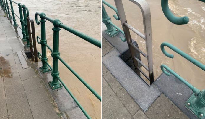 Le niveau de la Meuse a légèrement baissé à Liège.