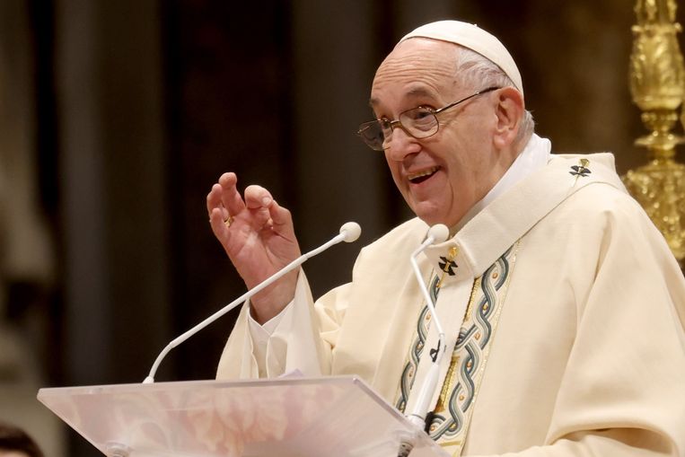 Paus Franciscus. Beeld Photo News