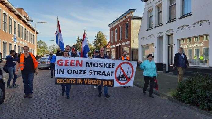 De demonstratie in Enschede