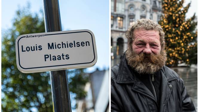 Louis ‘bekendste dakloze van ’t stad’ Michielsen geëerd met eigen plaatsnaam: “Hij was de échte burgemeester van de stationsbuurt”