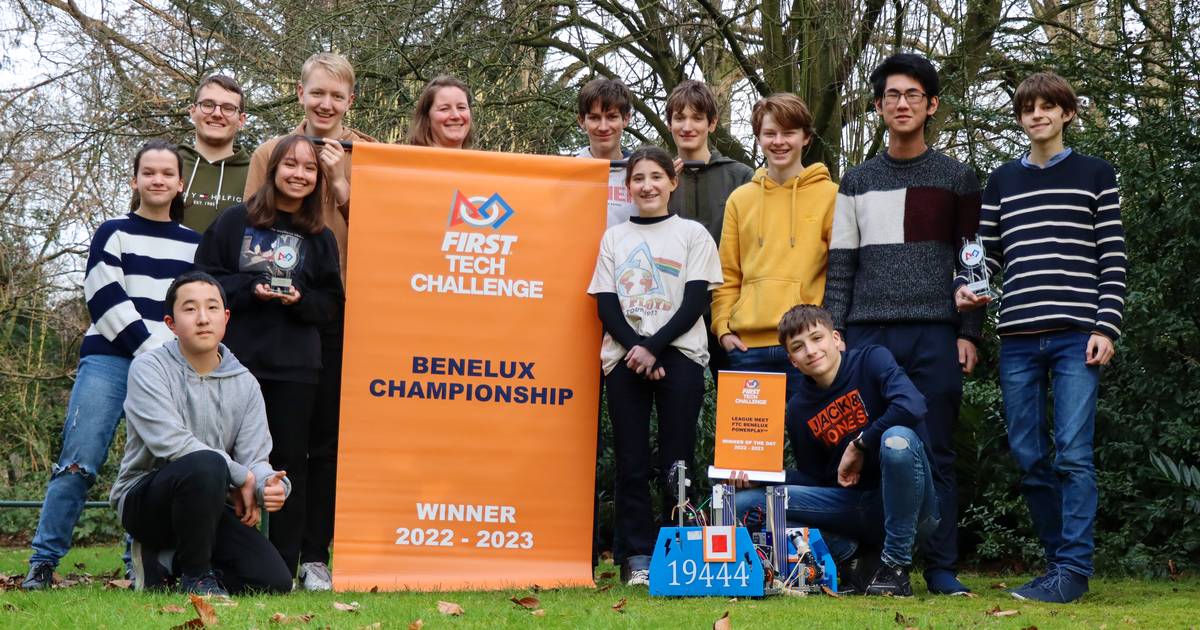 Knappe koppen Lorentz Casimir Lyceum gaan met hun robot naar finale in VS ‘Een geweldig