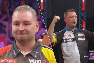 What a blow! Dimitri Van den Bergh misses five match darts and loses to Chris Dobey