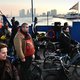 Tijdelijke veerpont valt in de smaak in Rotterdam: ‘Je ziet de stad heel anders’