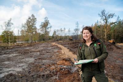 Dat Kootwijkerveen bij Uddel nu kale vlakte is, hoort bij het plan: ‘Al die bomen slurpten dat ven l
