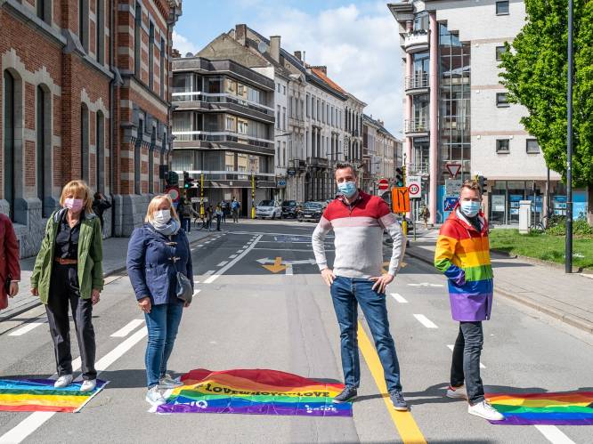 Aalst is enige stad zonder regenboogzebrapad: “N-VA en Open Vld stemmen tegen, en dat in de Warmste Week...”