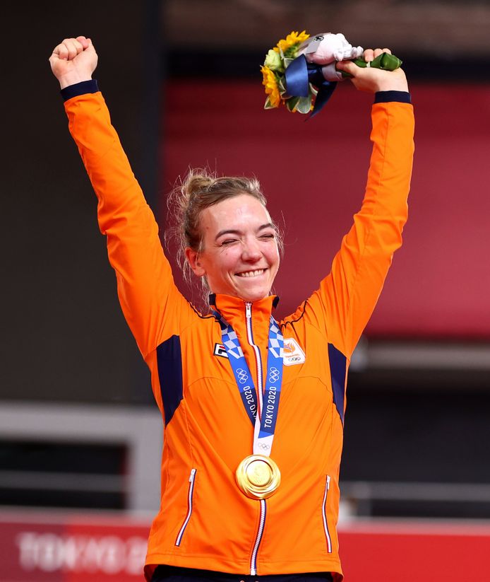 Goud: Shanne Braspennincx (baanwielrennen, keirin, vrouwen)