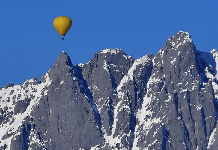 Een heteluchtballon in Oostenrijk (niet de ballon in kwestie, beeld ter illustratie).