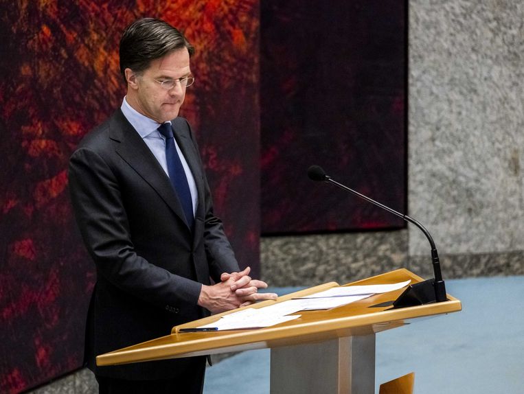 Kamer neemt motie van afkeuring tegen Rutte aan, motie van ...