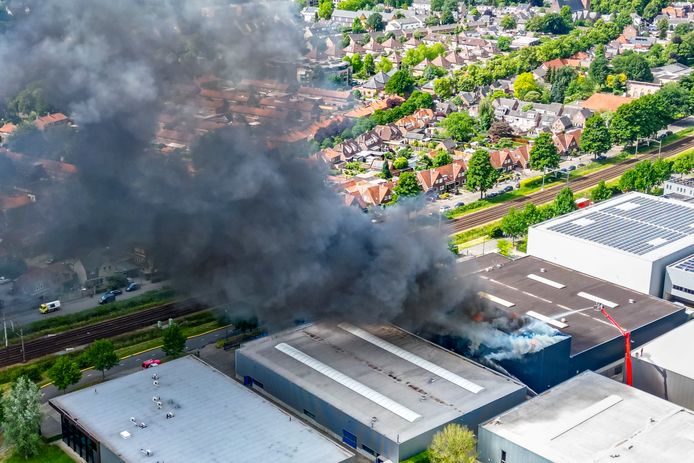 Brand bij Fire-Up in Oisterwijk in juni 2022.
