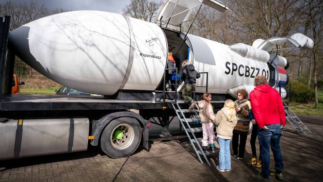 Virtuele ruimtereis voor de leerlingen van de Heijenoordschool
