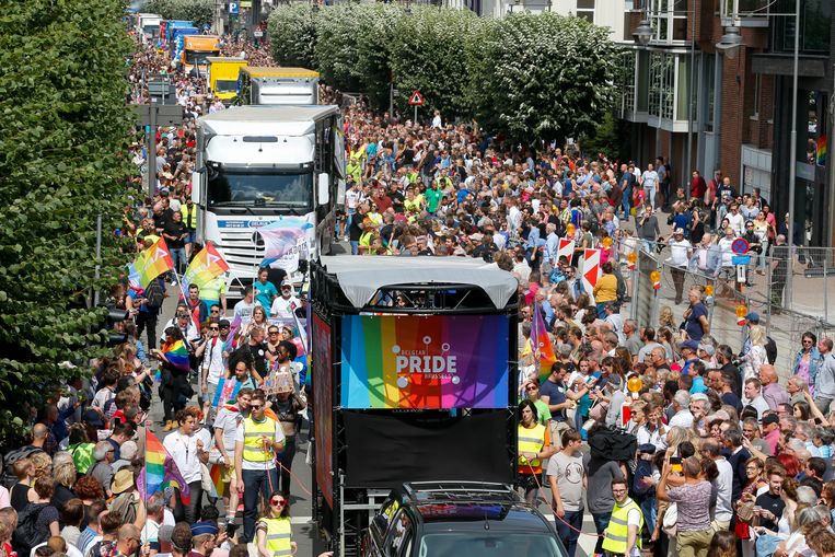 90 000 Aanwezigen Op Antwerp Pride Binnenland Nieuws Hln