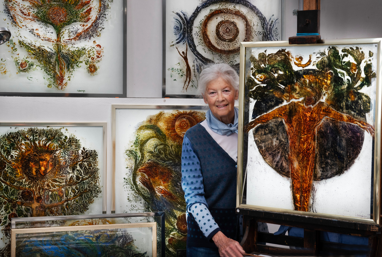 Een droom voor velen, werkelijkheid voor glaskunstenares Brigitte (80