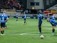 Teleurstelling bij de spelers van Willem II, dat tegen MVV het deksel op de neus kreeg.