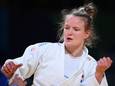 Sanne van Dijke op het WK in Oezbekistan, eind vorig jaar.