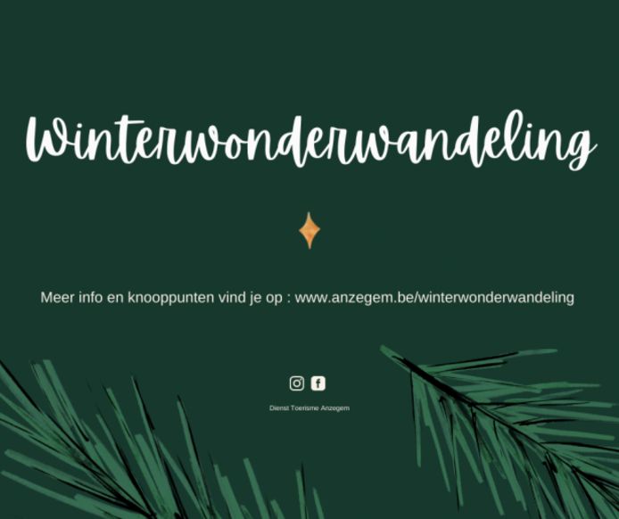 Je kan het jaar meteen gezond starten met de Winterwonderwandeling