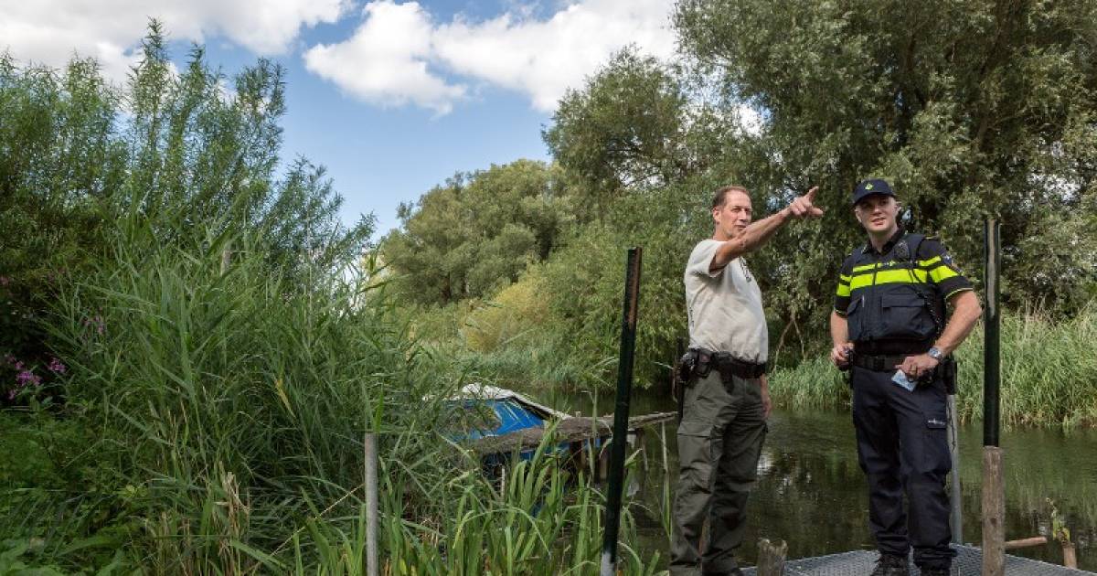 Met 130 kilometer per uur door de Biesbosch, politie neemt rijbewijzen in beslag.