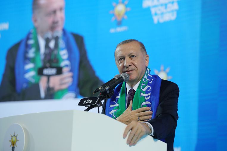 President Tayyip Erdogan van Turkije. Beeld via REUTERS