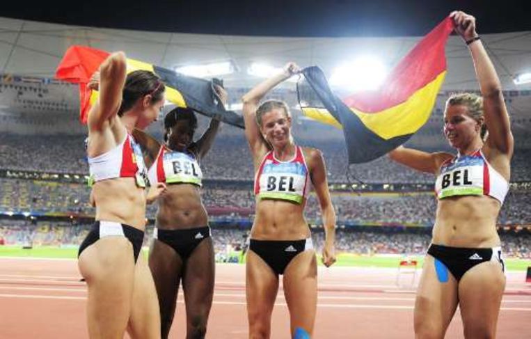 Eerste Atletiekmedaille Ooit Voor Belgische Vrouwen Op Spelen De Morgen