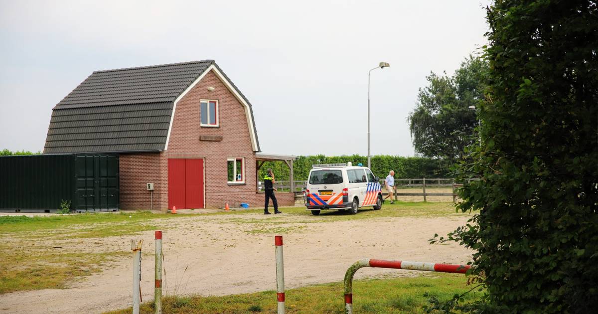 Zwaargewonde bij ongeluk met paard in Ommeren, slachtoffer onder politiebegeleiding naar het ziekenhuis gebracht.