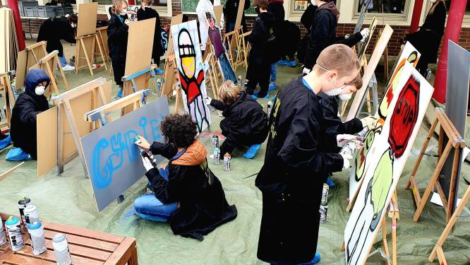 Veel belangstelling voor workshop Street Art 
