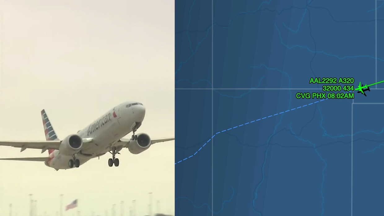 vliegtuig spot UFO Beeld rv