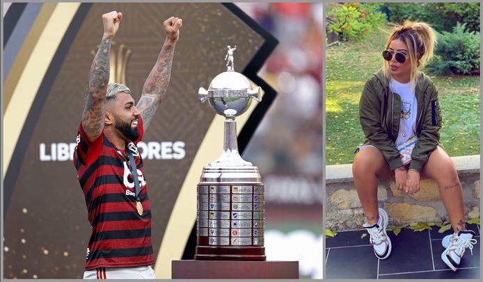 Gabigol is de vriend van Rafaella Beckran, de zus van Neymar.