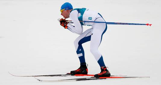 Ivo Niskanen op weg naar goud.