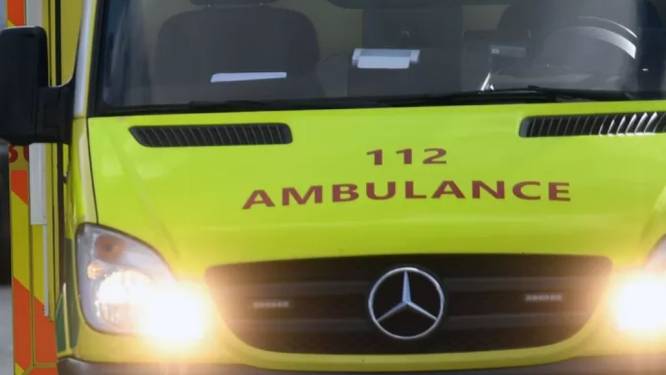 Ongeval met auto en vrachtwagen in Oudsbergen