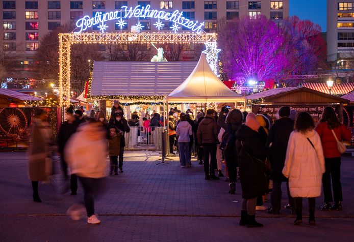 Kerstmarkt in Berlijn.