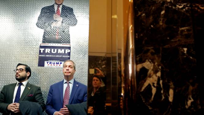 Nigel Farage bezoekt Donald Trump: "Productieve bijeenkomst"