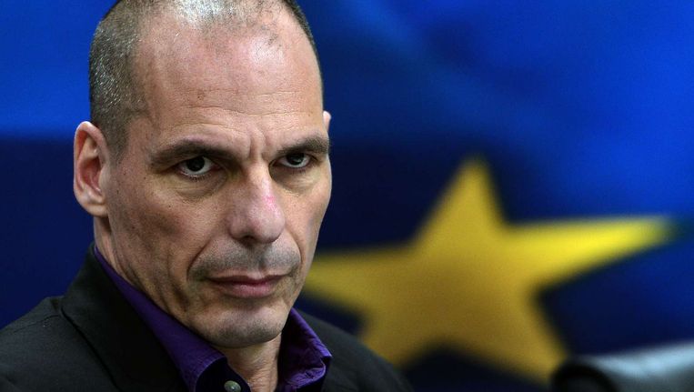Gianis Varoufakis, de Griekse minister van financiën. Beeld afp