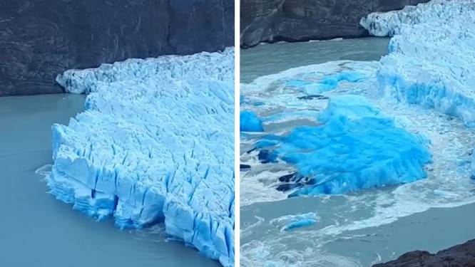 L’effondrement spectaculaire d’une partie du glacier Perito Moreno en Argentine
