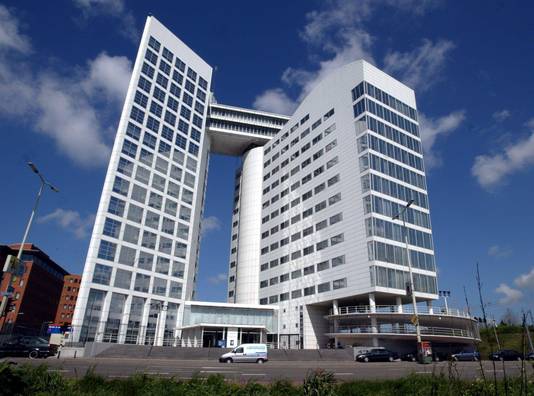 Het Internationaal Strafhof in Den Haag.