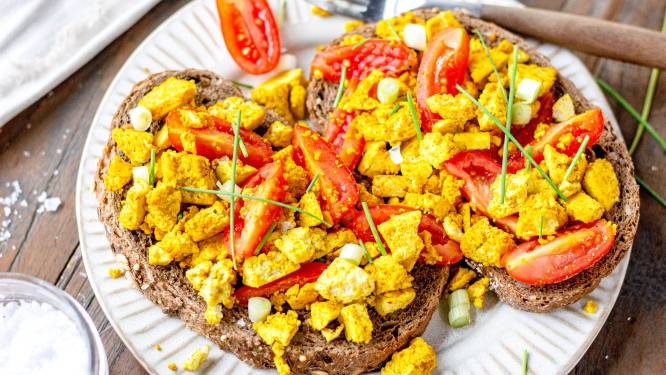 Wat Eten We Vandaag: Scrambled ‘eggs’ van tofu
